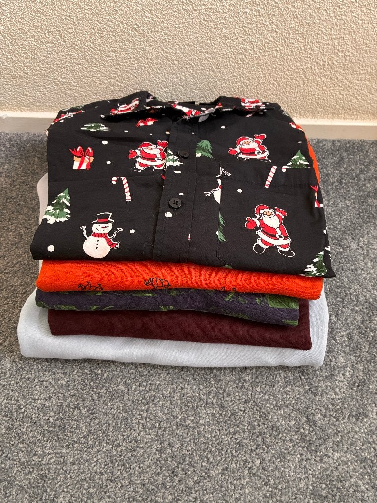 Pakket 5 stuks jongens: 4 sweaters + kerstblouse. 158., Trui of Vest, H&M, Ophalen of Verzenden, Zo goed als nieuw