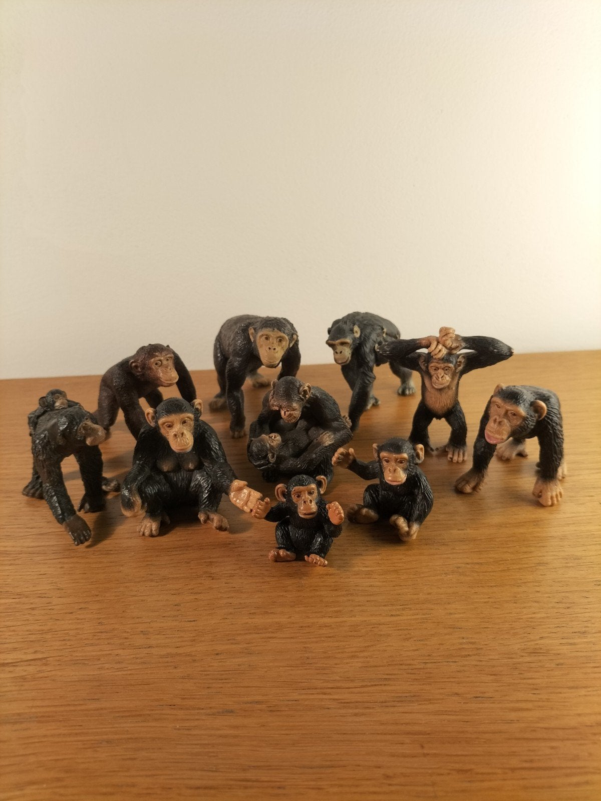 Schleigh chimpansees, Verzamelen, Dierenverzamelingen, Ophalen of Verzenden, Gebruikt, Overige soorten, Beeldje of Figuurtje