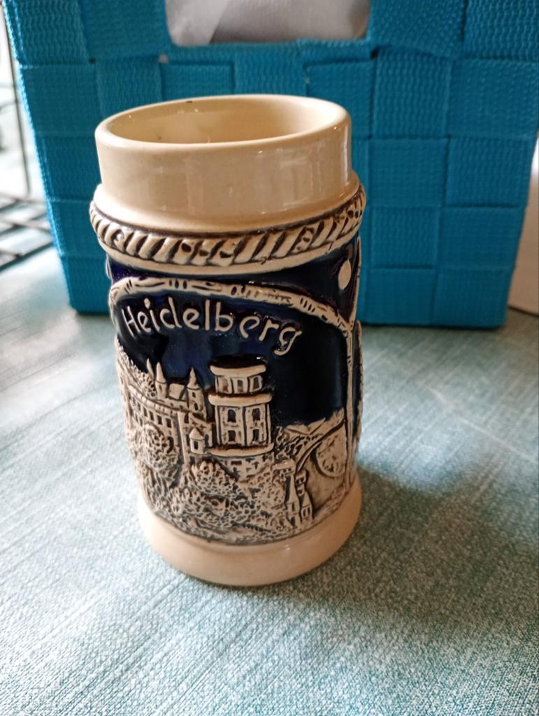 Heidelberg beer biermok stein-approx 12 bierpul duitse, Ophalen of Verzenden
