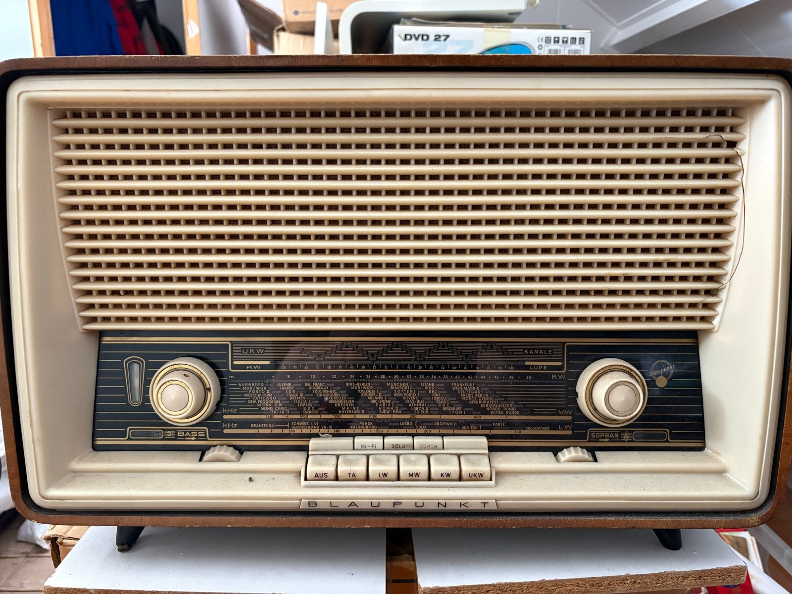 Oude Blaupunkt Radio - Vintage Model Typ 2520, Ophalen of Verzenden, Gebruikt, Radio