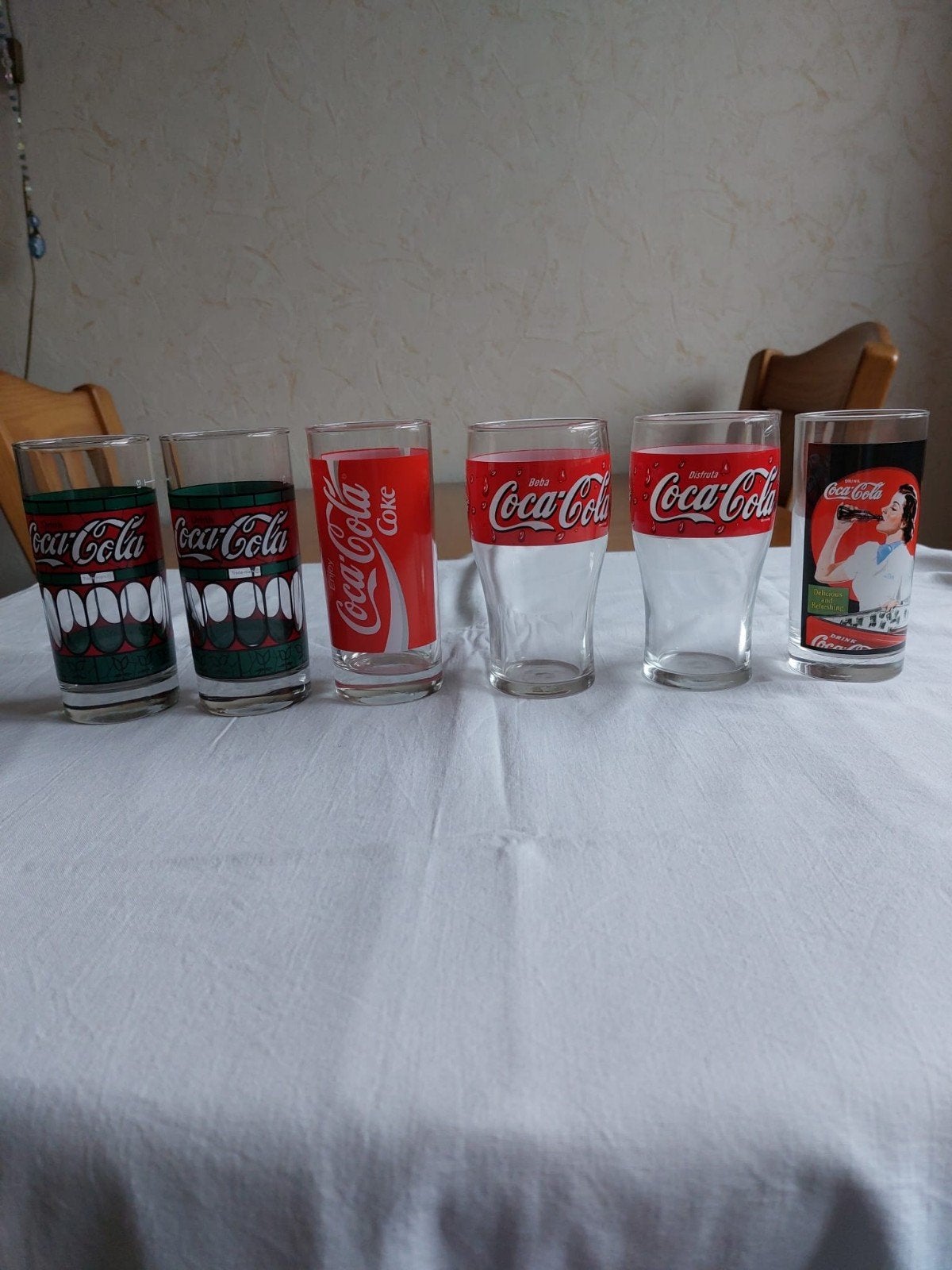 Coca-Cola glazen, Verzamelen, Glas en Borrelglaasjes, Ophalen, Zo goed als nieuw, Frisdrankglas