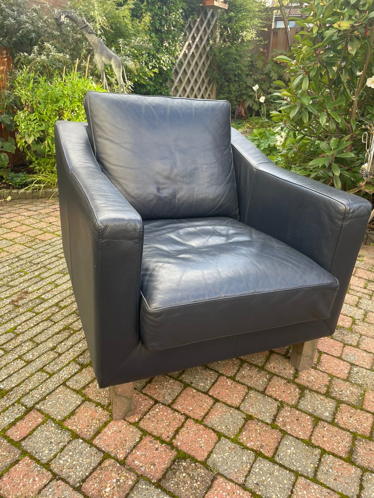 Leolux fauteuil, Ophalen, Zo goed als nieuw, 50 tot 75 cm, Leer