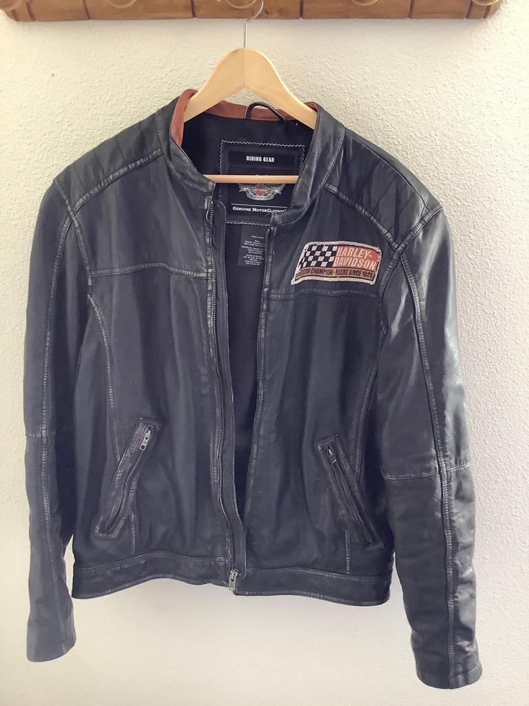 Harley Davidson leren jack, Motoren, Ophalen of Verzenden, Tweedehands, Jas | leer