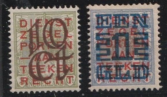 132-133C 1923 Opruimingsuitgifte MNH, Postzegels en Munten, Postzegels | Nederland, Ophalen of Verzenden, T/m 1940, Postfris