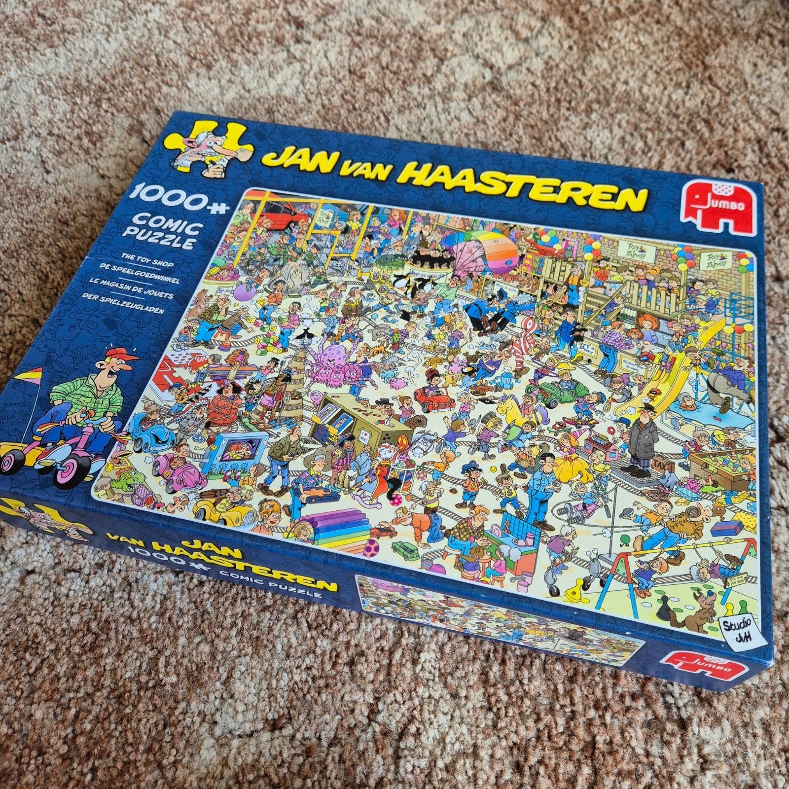 Jan van Haasteren puzzel 'The Toy Shop', 1000 stukjes, Ophalen of Verzenden, 500 t/m 1500 stukjes, Zo goed als nieuw, Legpuzzel