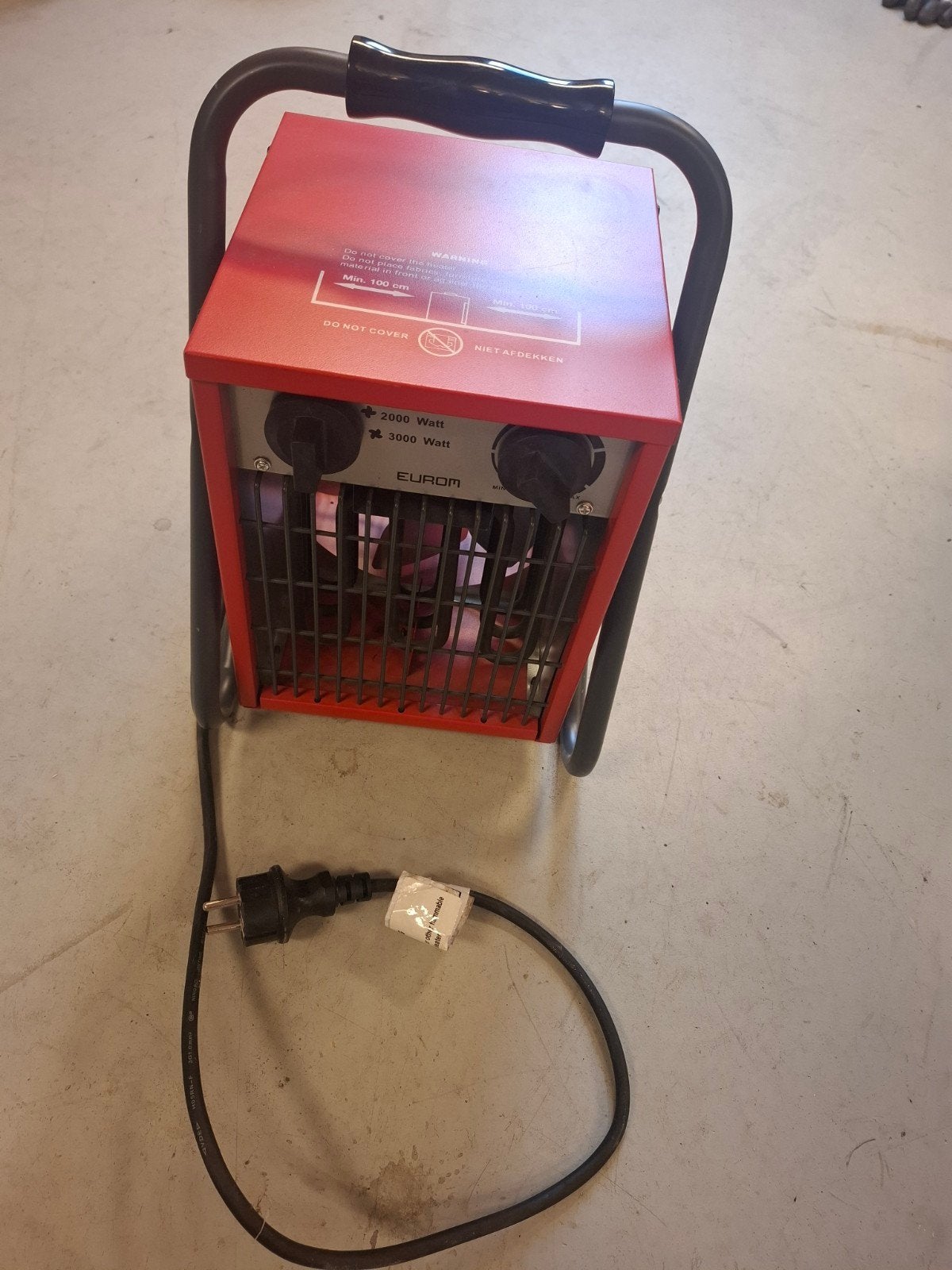 Eurom EK 3201 Elektrische Kachel - 3000W, 30 tot 80 cm, Kachel, Minder dan 60 cm, Ophalen of Verzenden
