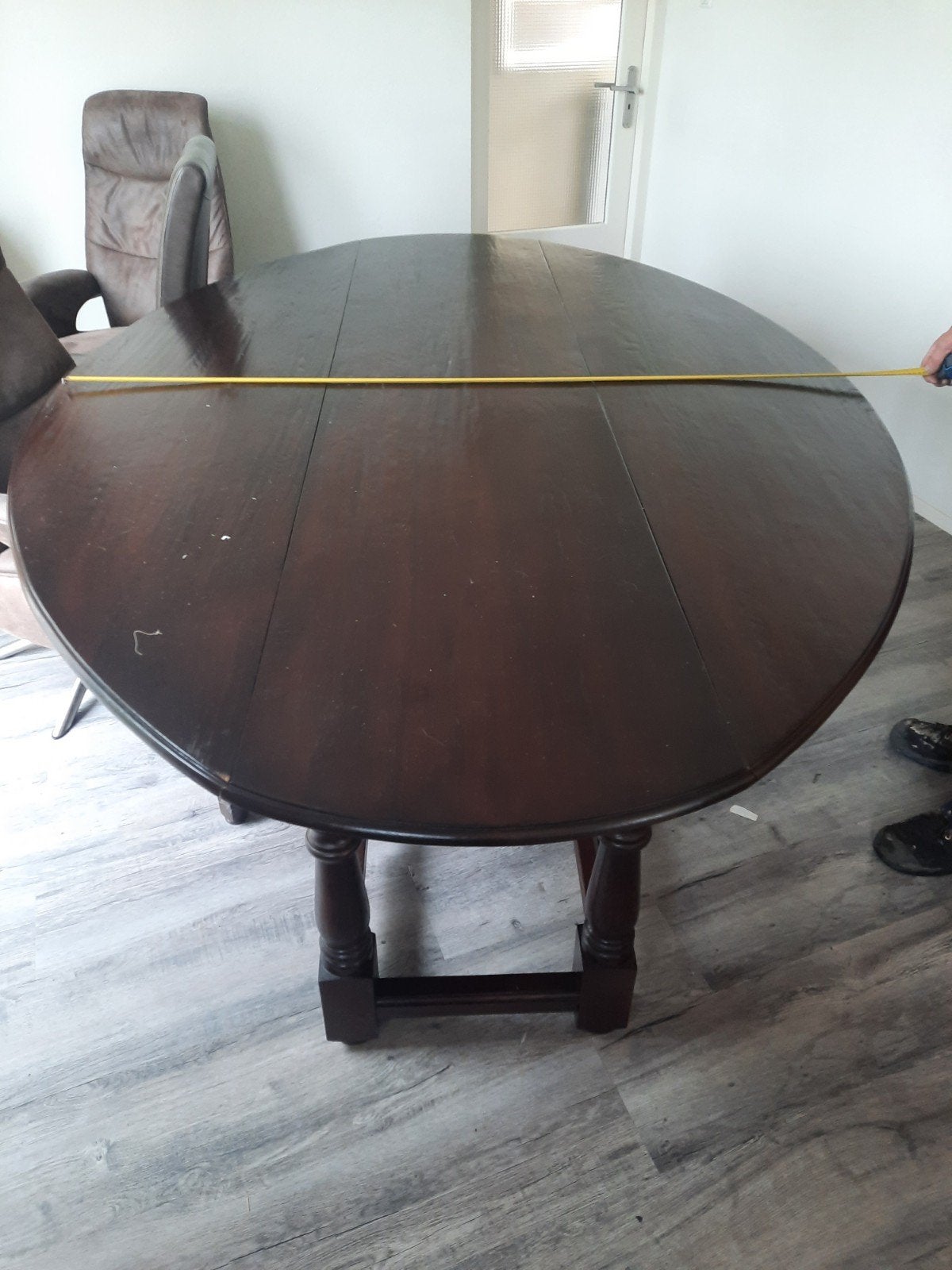 Antieke Gateleg Tafel - Uitklapbare Eettafel 250 lang, Ophalen