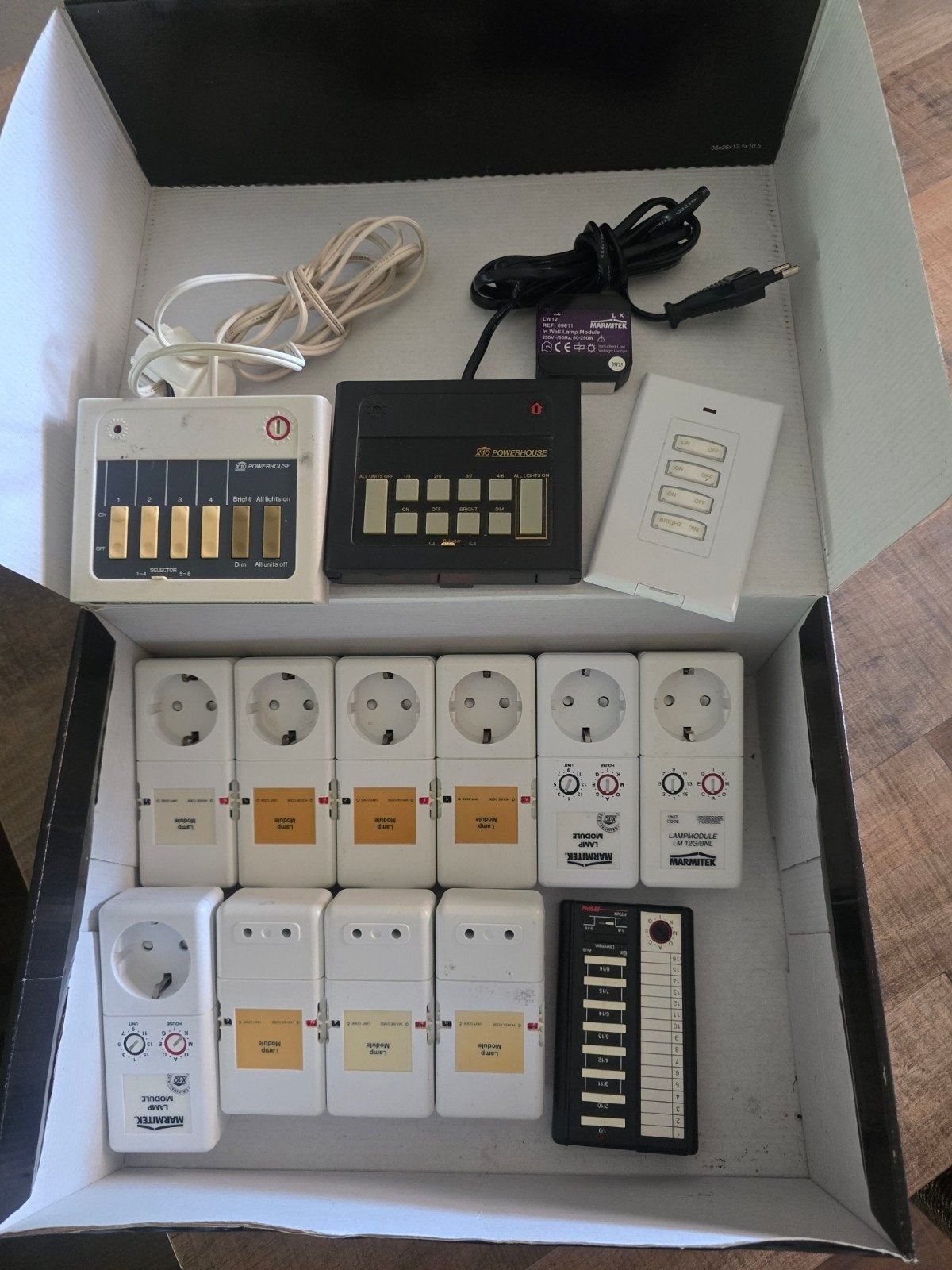 X10 Powerhouse & Marmitek Domotica Set - Lampmodules, Wit, Overige merken, Gebruikt, Kunststof