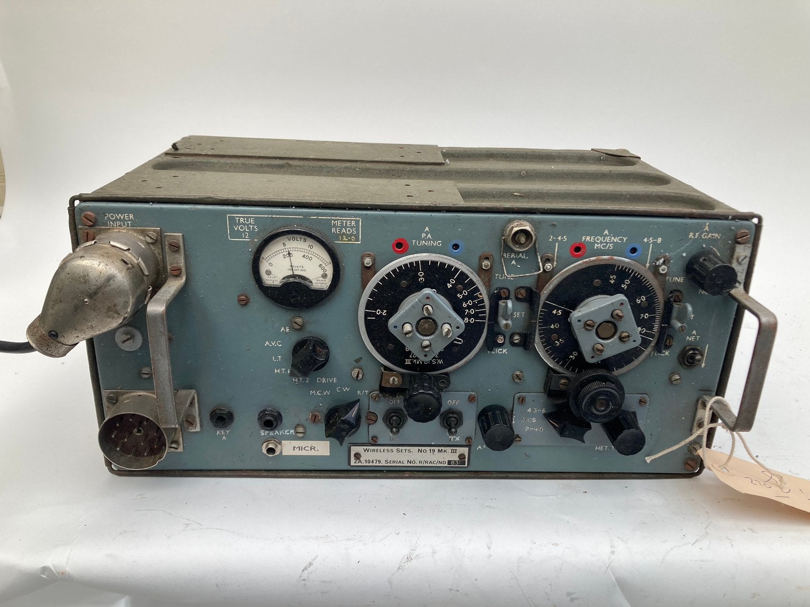 Wireless Set 19 WW2 radio, Ophalen of Verzenden, Gebruikt, Audio