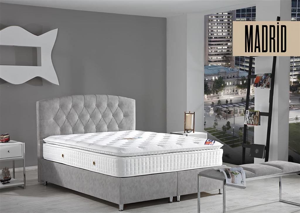 Baza bed met Opbergruimte Madrid, Verzenden, Nieuw, Tweepersoons, Hout