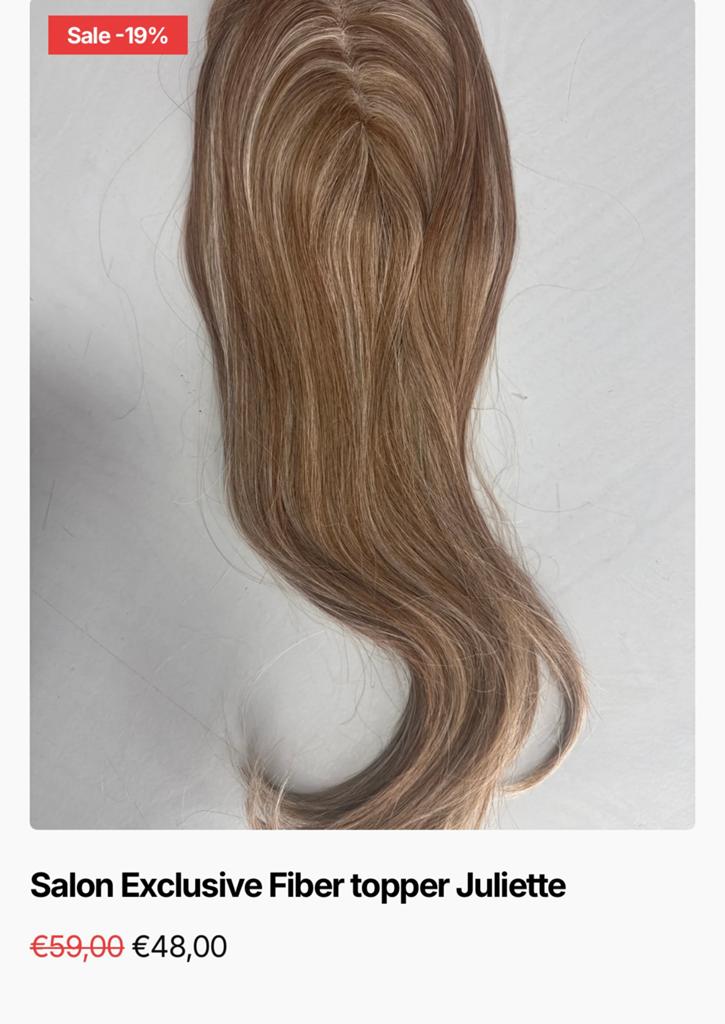 Hair Topper Hairextensions Hasr Topper caramel Fibre Nieuw, Ophalen of Verzenden, Nieuw, Pruik of Haarverlenging