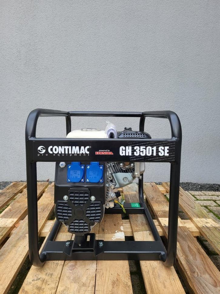 CONTIMAC GH 3501 SE Generator 230V met Honda GX200 motor, Niet ingevuld, Benzine, Niet ingevuld, Nieuw