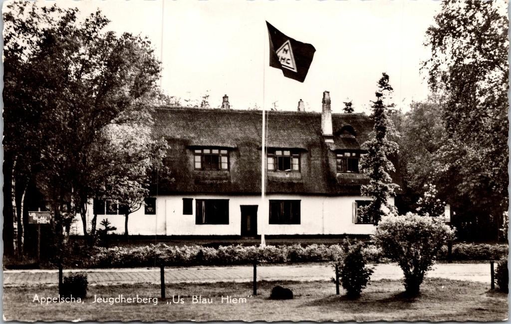 Appelscha - Jeugdherberg, Verzamelen, Verzenden, 1940 tot 1960, Gelopen, Friesland