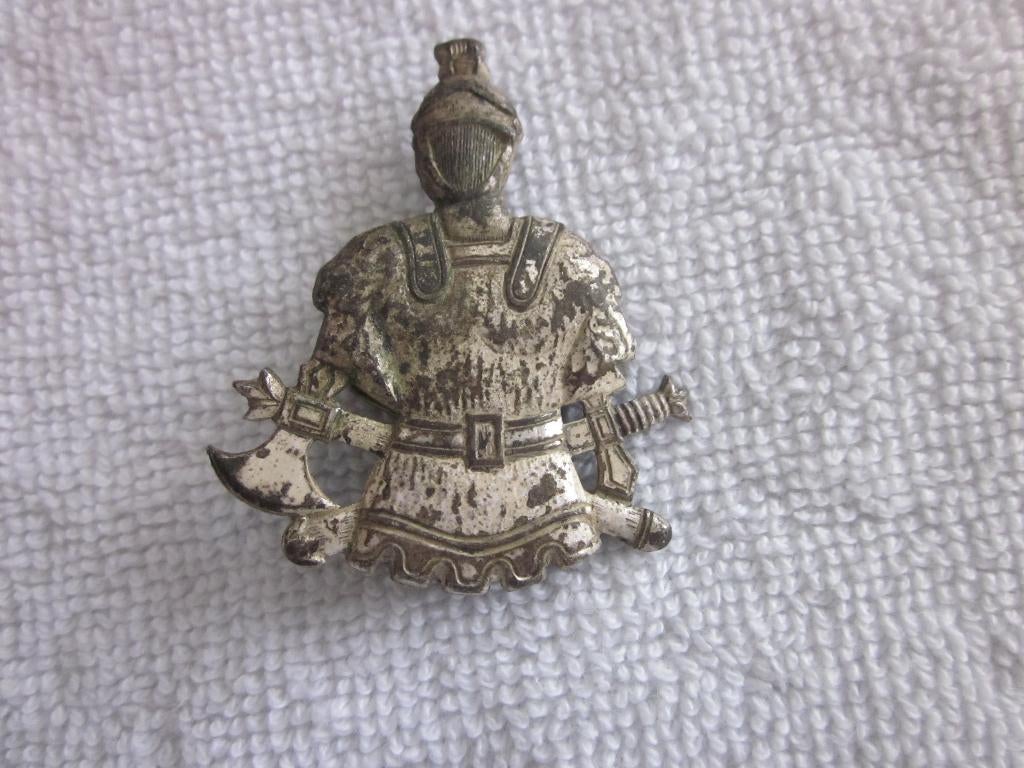 Baretembleem Genie-troepen (pontonniers). België., Ophalen of Verzenden, Landmacht, Overige gebieden, Embleem of Badge