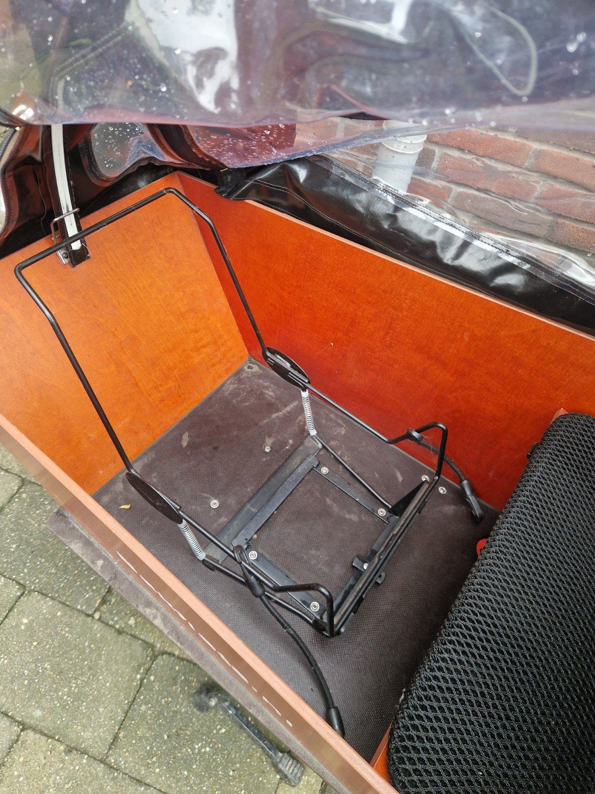 Steco Baby-Mee Maxi Cosi houder voor bakfiets, Ophalen, Gebruikt, Minder dan 20 kg, Overige typen