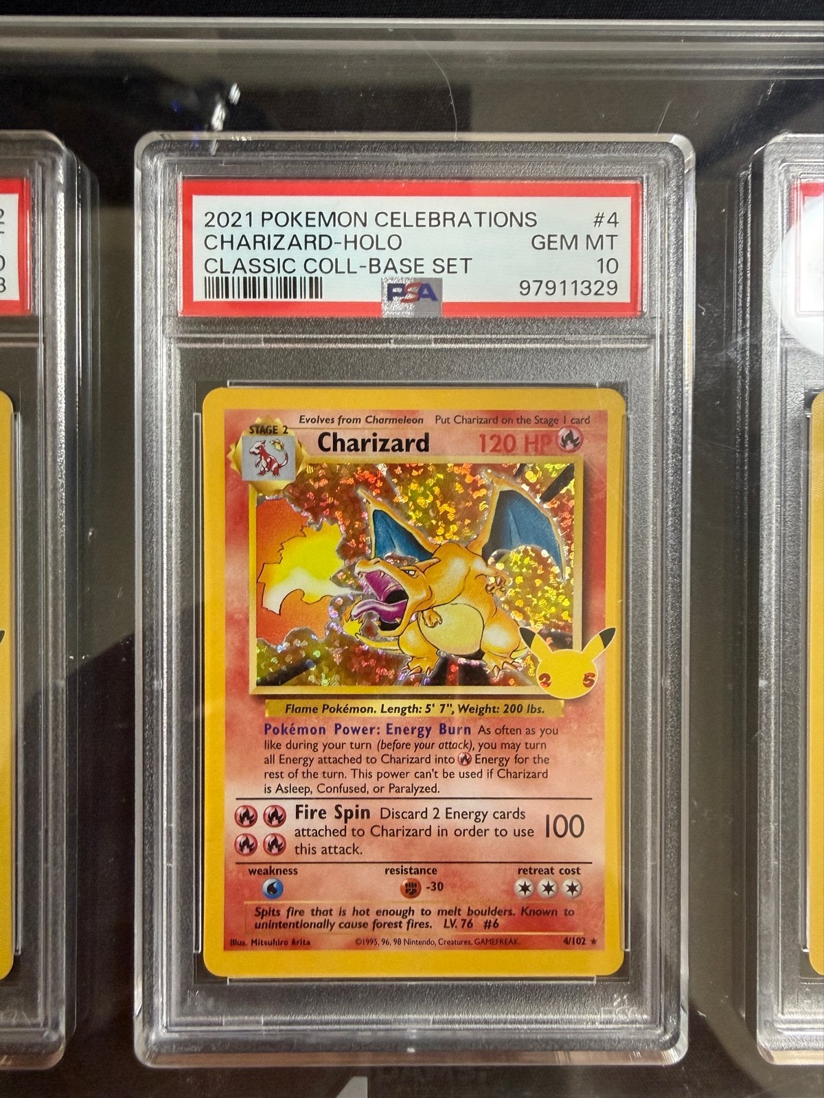 Pokémon PSA 10 : Blastoise, Charizard, Venusaur Celebrations, Ophalen, Nieuw, Meerdere kaarten, Foil