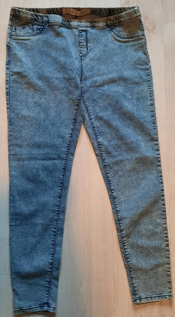 Spijkerlegging L. Blauw. mt.42 Denim Co, Legging, Blauw, Maat 40/42 (M), Ophalen of Verzenden