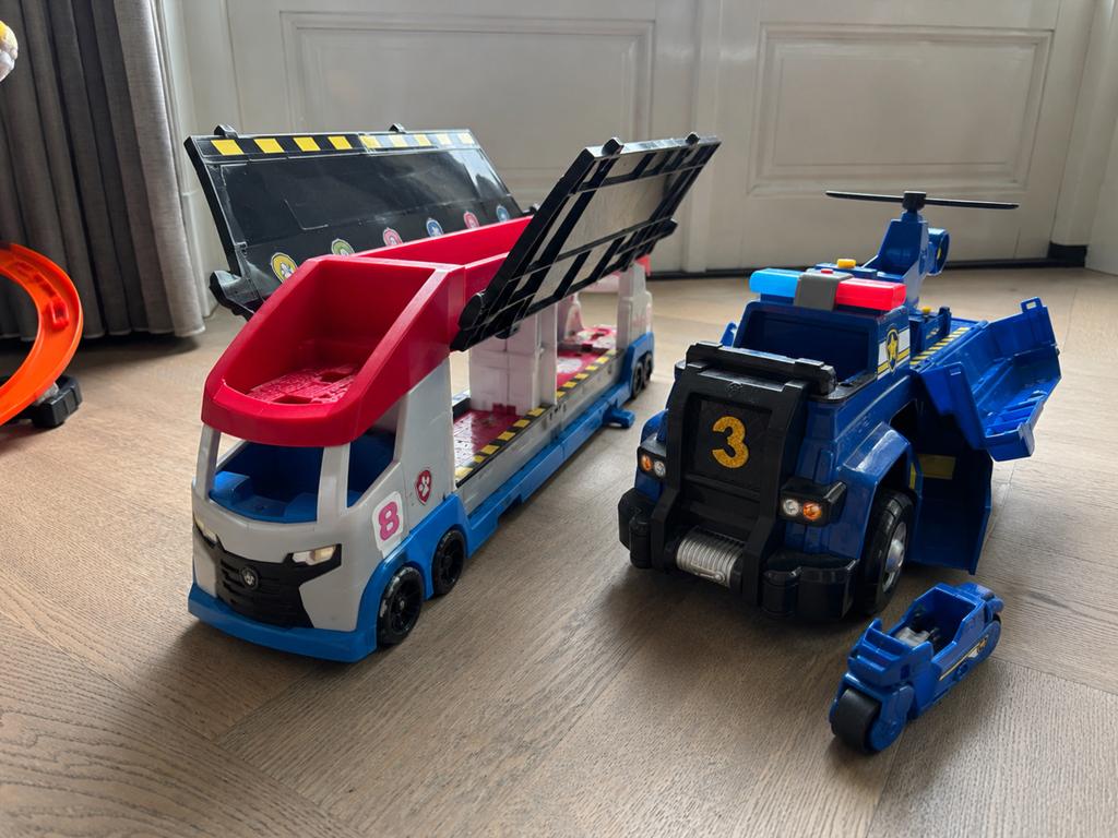 Paw Patrol Cruiser en Veachtwagen, Ophalen of Verzenden, Zo goed als nieuw