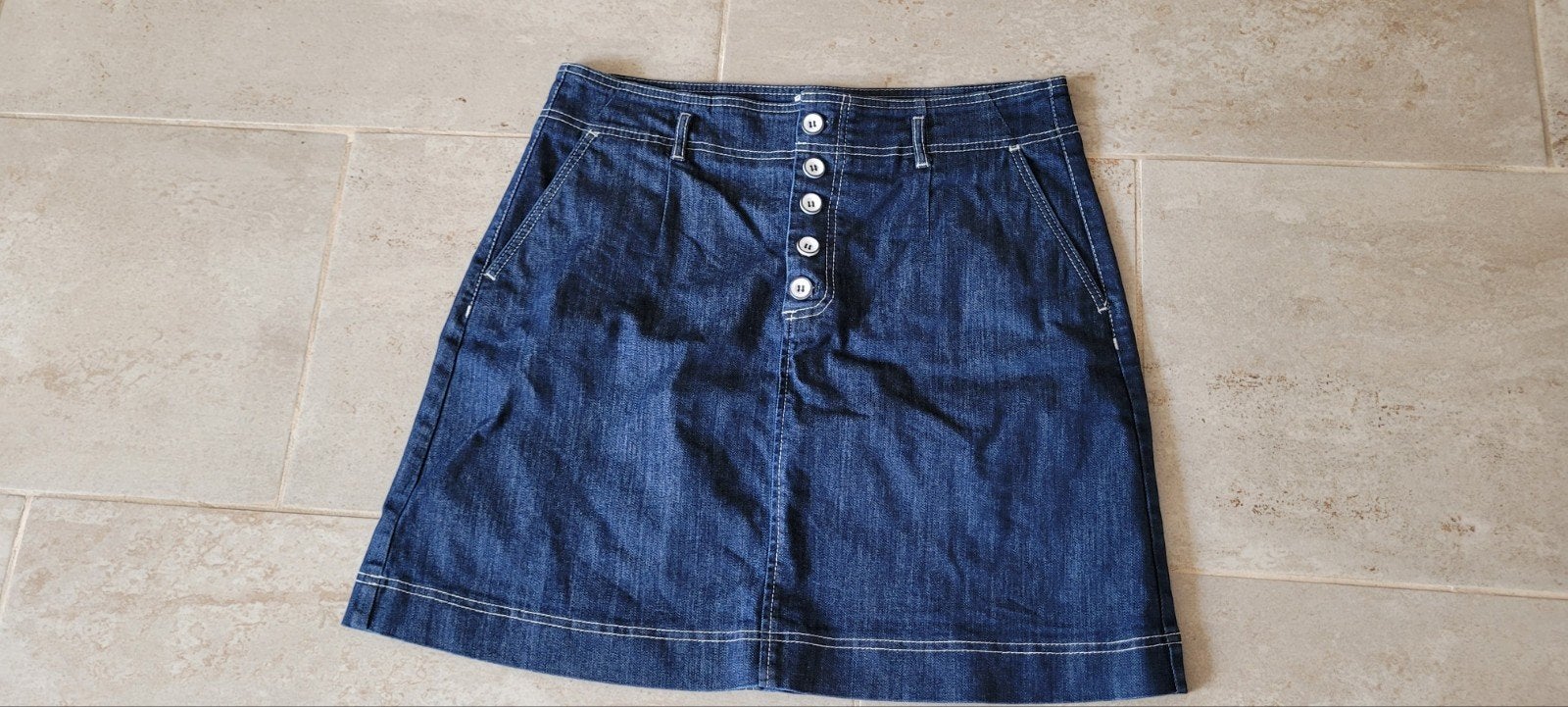 Esprit rokje, Maat 38/40 (M), Blauw, Ophalen of Verzenden, Zo goed als nieuw