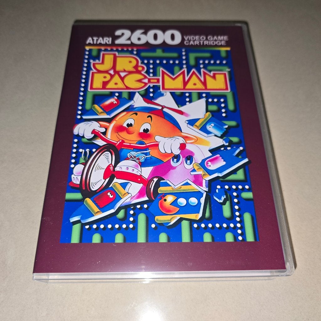 Jr. Pac-Man Atari 2600 Game Case, Avontuur en Actie, Verzenden, 1 speler, Zo goed als nieuw