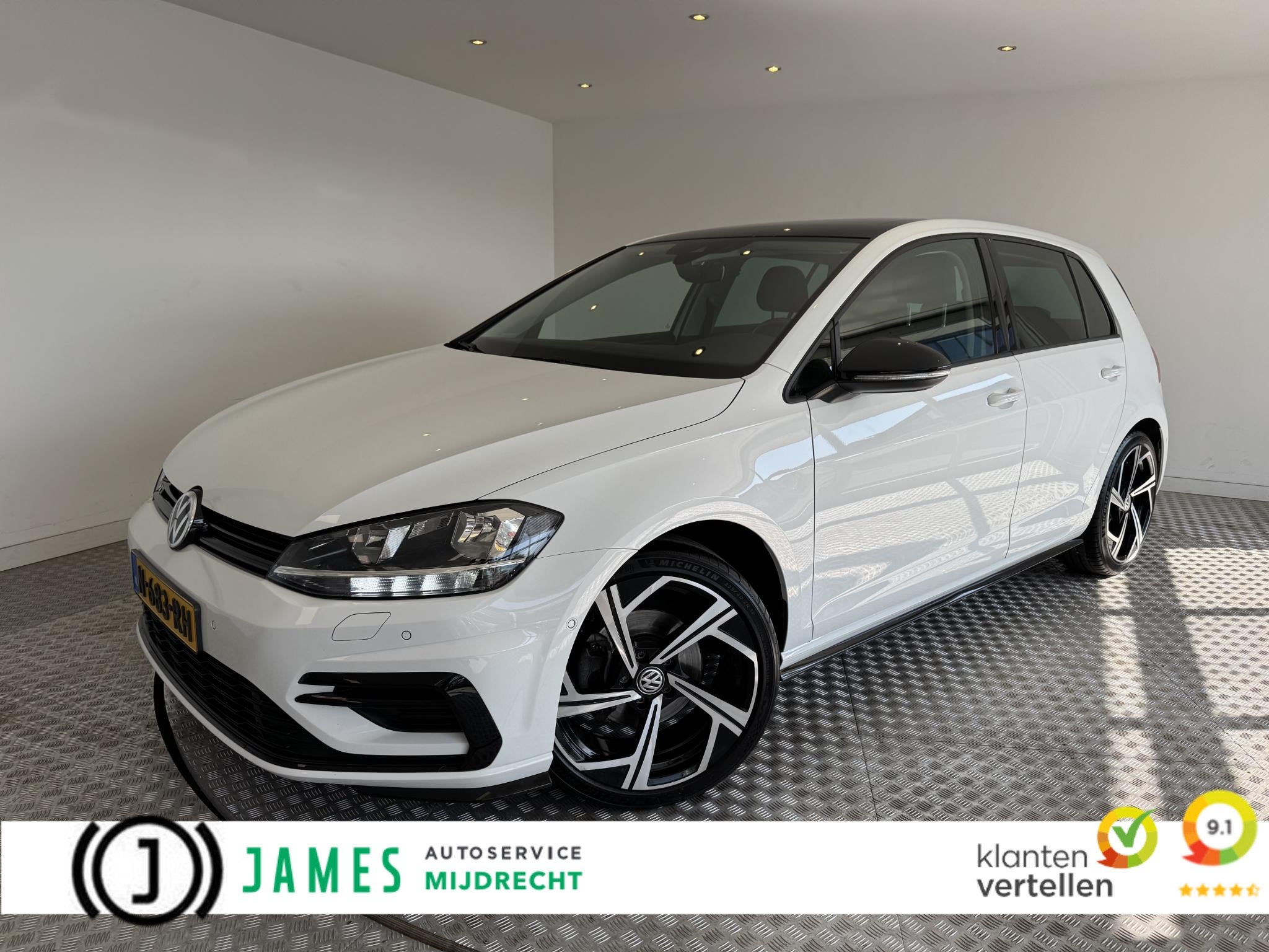 Volkswagen Golf 1.5 TSI Highline Business R-Line 18” inch, Auto's, Stof, 4 cilinders, 150 pk, Automatische klimaatregeling