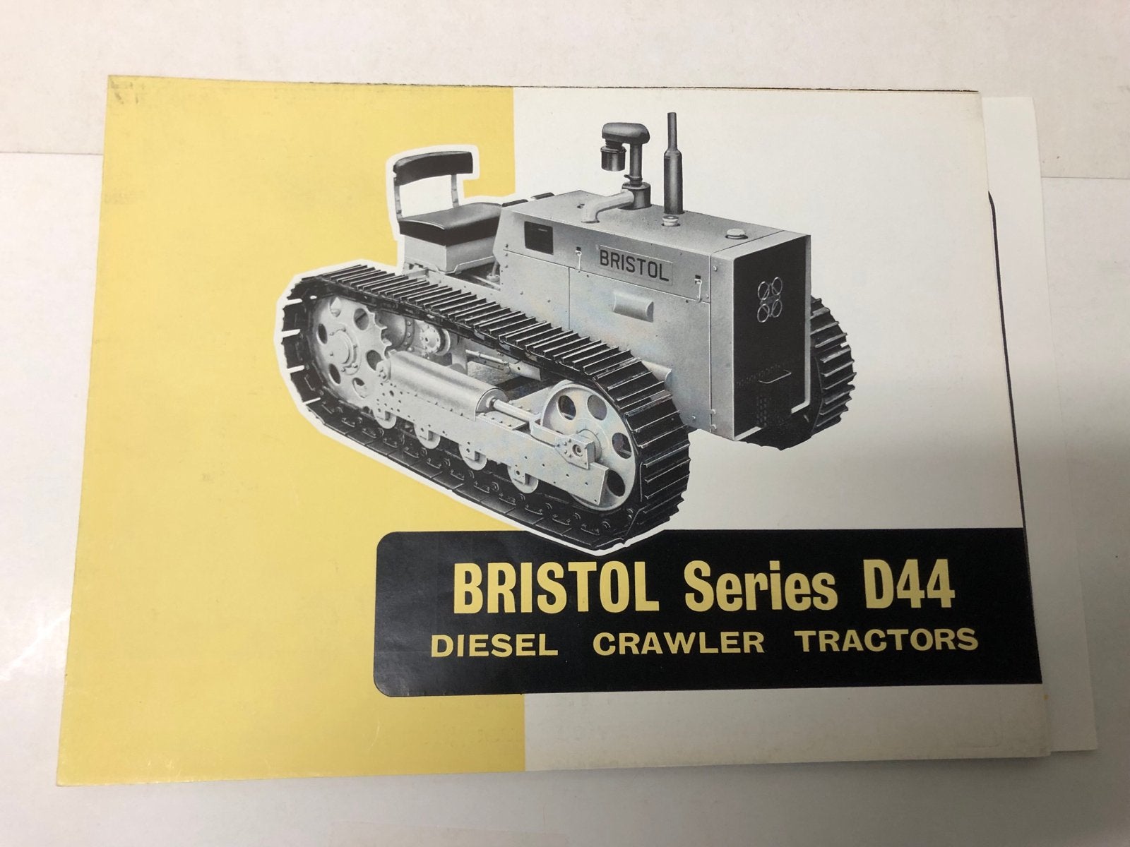 Bristol Series D44 Diesel Crawler Tractors Brochure, Ophalen of Verzenden, Gelezen, Algemeen