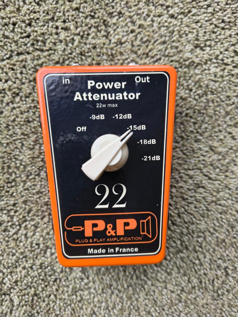 P&P Power Attenuator 22 - 8 ohm, Muziek en Instrumenten, Ophalen of Verzenden, Zo goed als nieuw, Overige typen