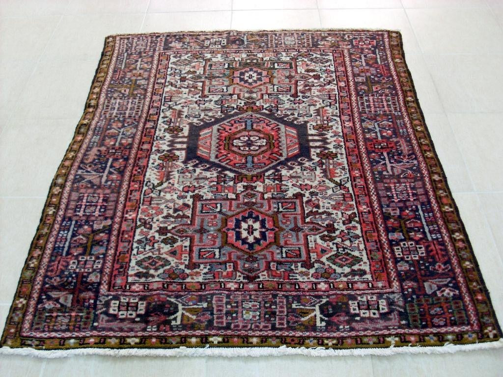 Perzische tapijt Karadja 152 x 126/kleed/oosters/Kelim/Loper, Antiek en Kunst, Antiek | Kleden en Textiel, Ophalen of Verzenden