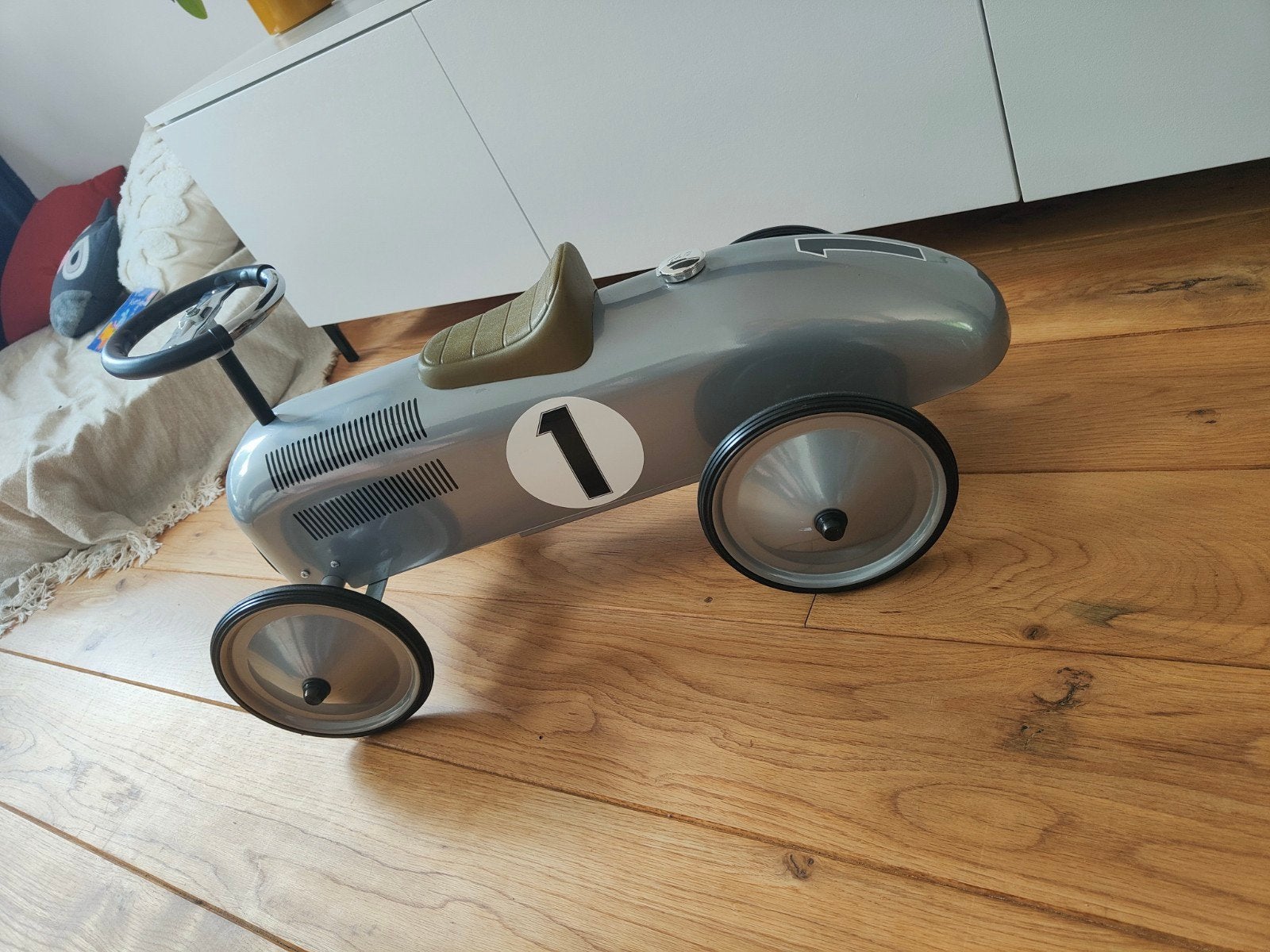 Loopauto formule 1, Ophalen
