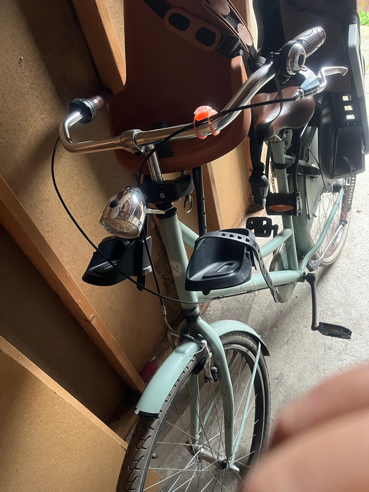 Stadsfiets met kinderzitje voor, Velgrem, Versnellingen, Ophalen, Overige merken