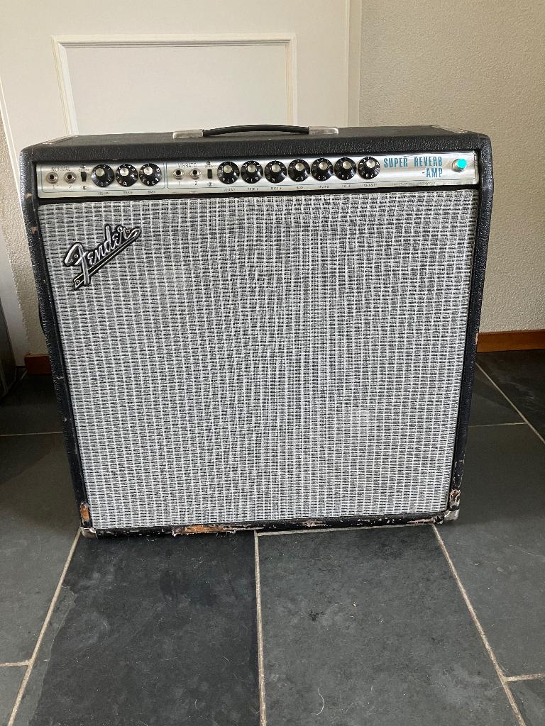 1969 Fender Super Reverb Cougar’s enchilada mod Philip Sayce, Ophalen, Gebruikt, Gitaar, Minder dan 50 watt