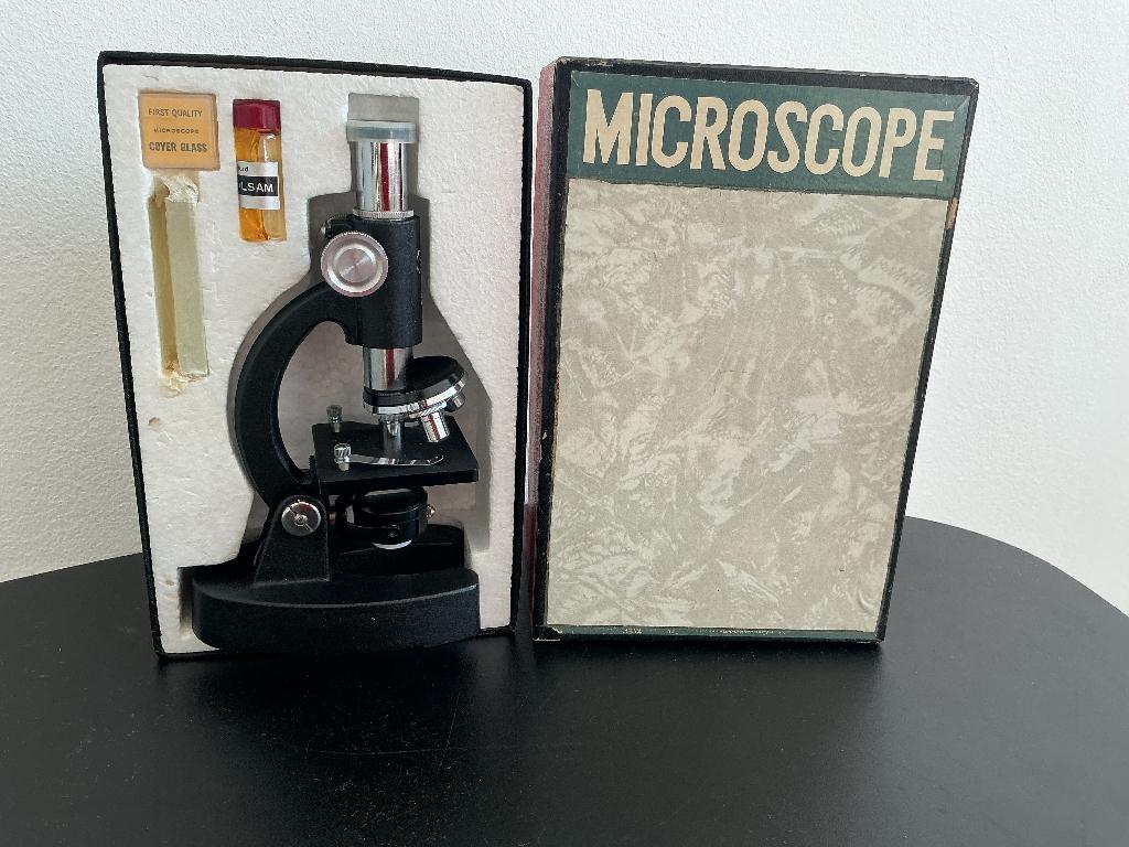 Microscoop jaren ,60, Ophalen of Verzenden, Gebruikt, Minder dan 400x