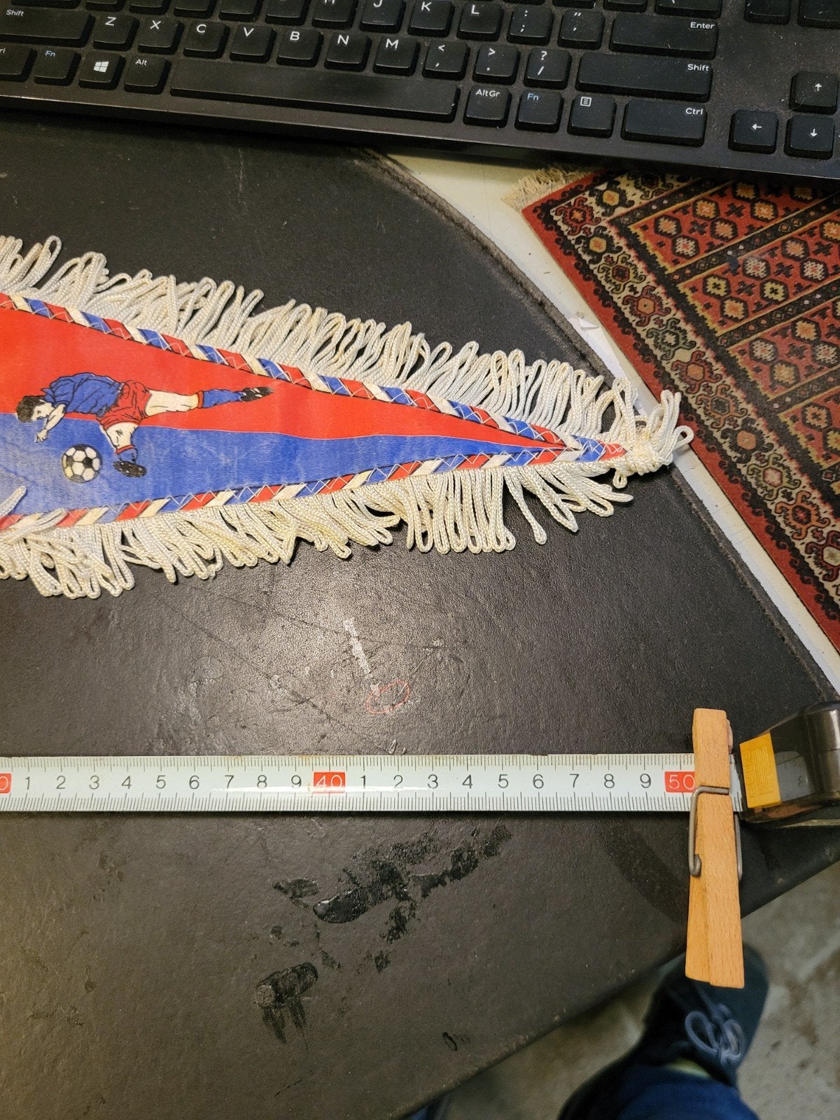 Vintage H.F.C. Haarlem Vaantje - Voetbal Memorabilia, Verzamelen, Gebruikt, Niet van toepassing, Niet van toepassing, Ophalen of Verzenden