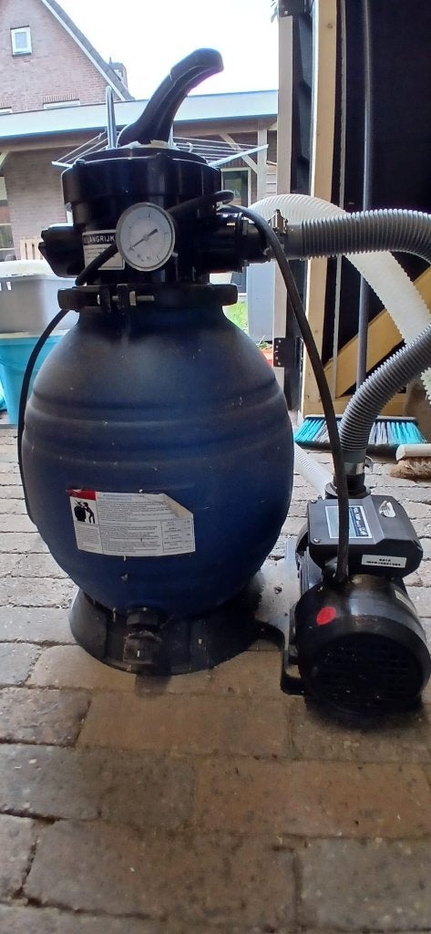Zandfilterpomp Qmax 132 l/min - Hmax 6 meter, Ophalen, Gebruikt, Zwembadpomp