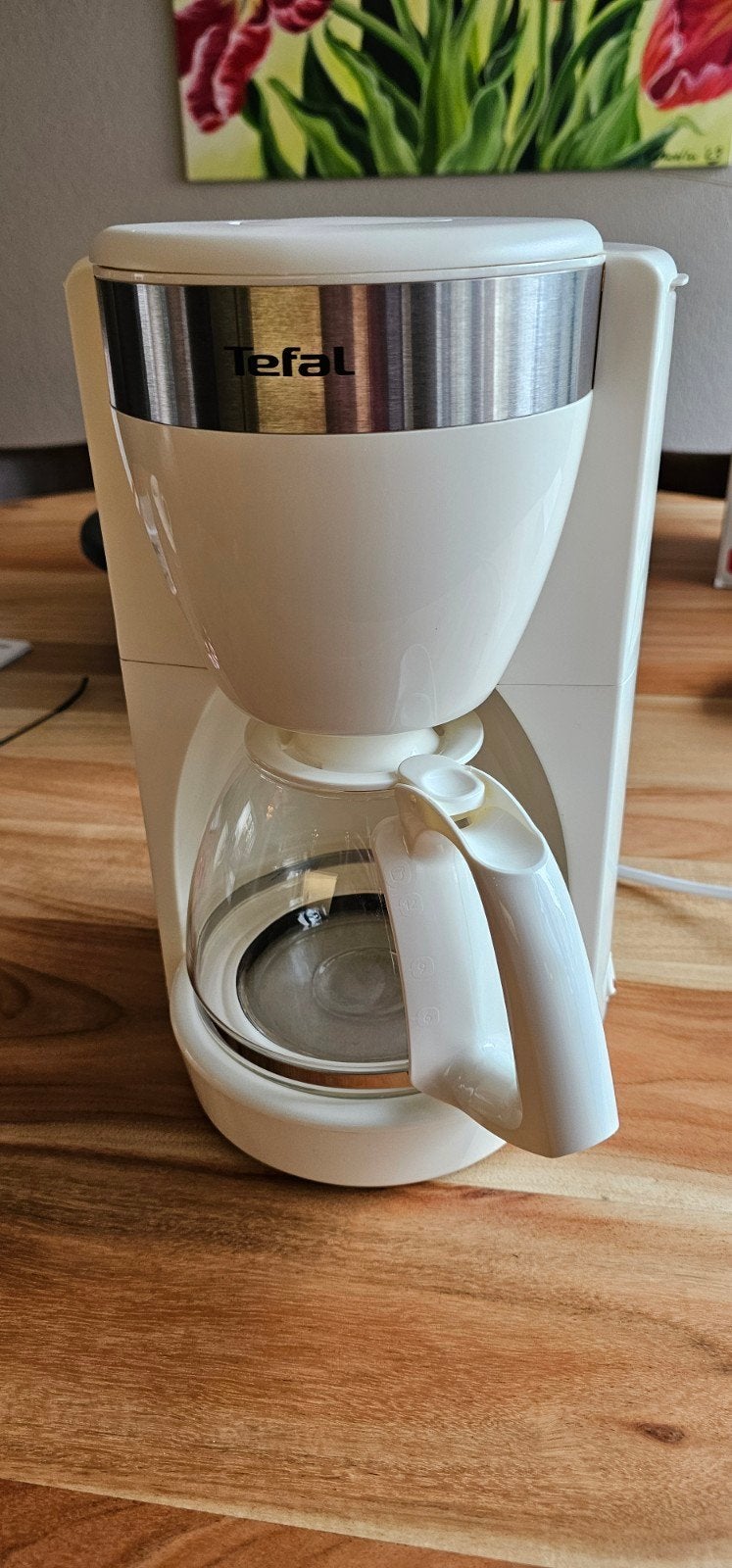 Tefal Delfini Plus Koffiezetapparaat - Wit, Ophalen, Koffiemachine, Gemalen koffie, Zo goed als nieuw