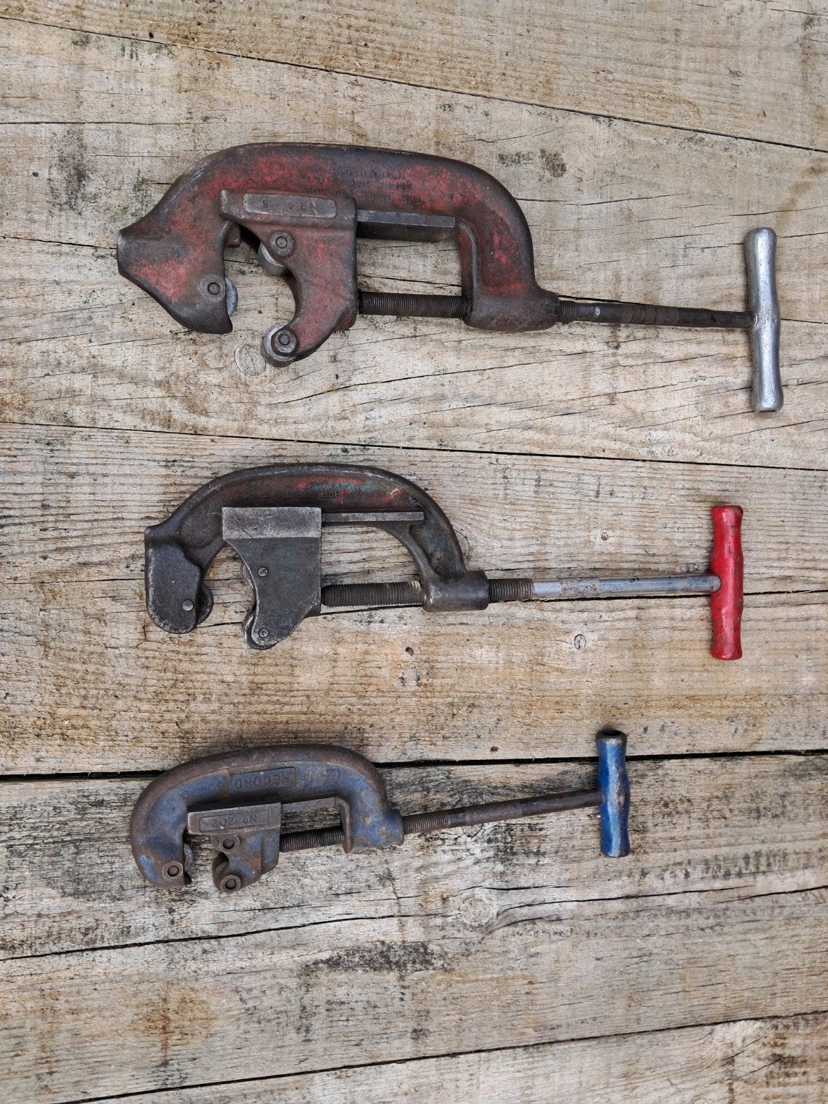 Vintage pijpsnijders - Ridgid, Record, Stahlwille, Ophalen, Gebruikt, Snijgereedschap, Ridgid