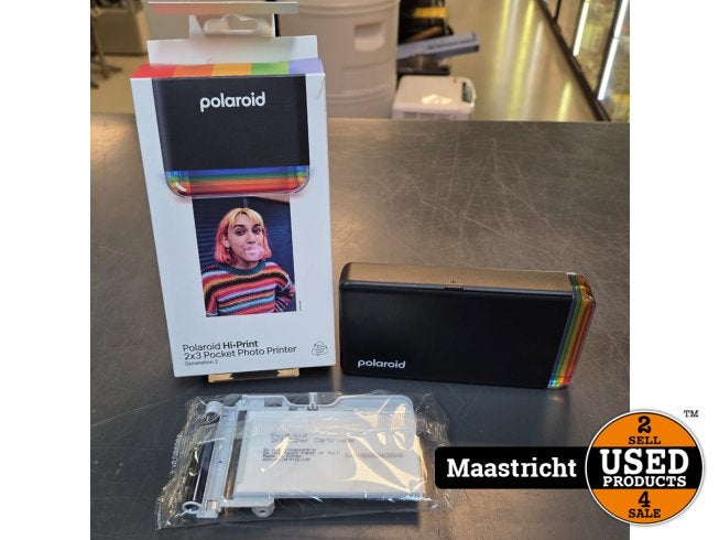Polaroid Hi-Print 2x3 Pocket Photo Printer Gen 2 + papier, Polaroid, Zo goed als nieuw, Support@polaroid.com, 1265 Main St., Bldg. W3
Waltham, MA 02451
United States