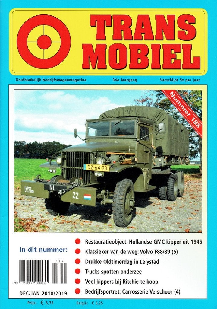 Transmobiel 2018-2019 nr. 188, Boeken, Verzenden, Zo goed als nieuw, Algemeen