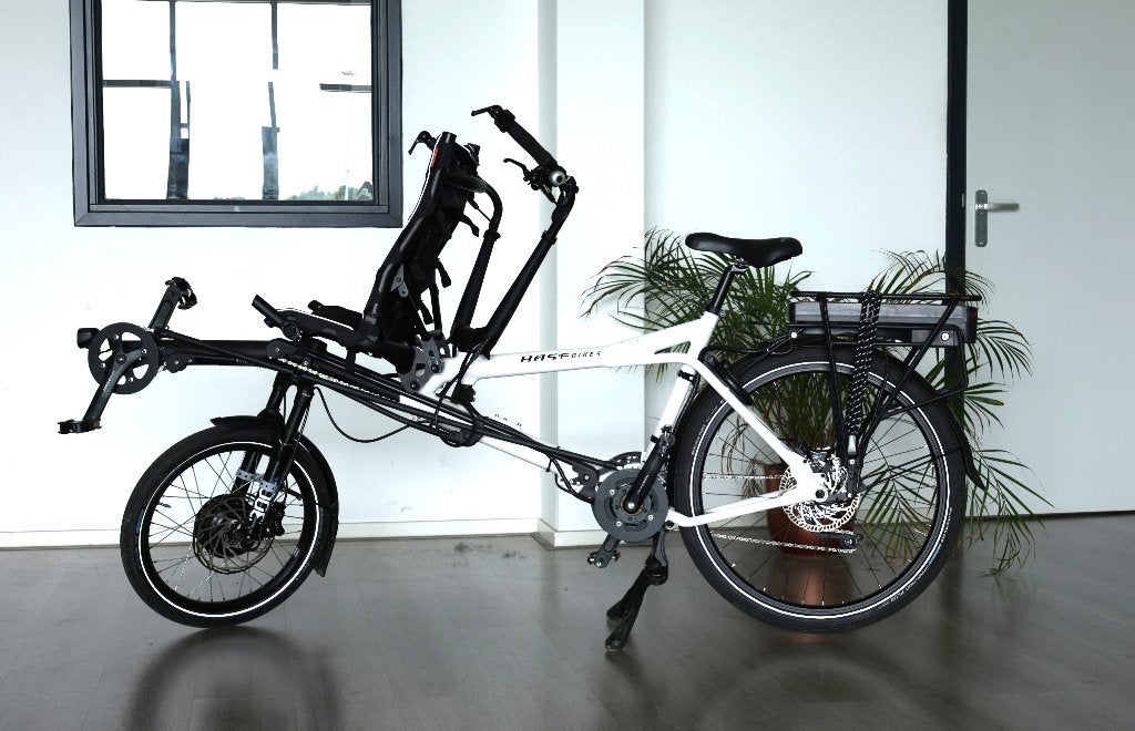 Hase Pino | Elektrische tandem, Ophalen of Verzenden, Zo goed als nieuw, Meer dan 20 versnellingen