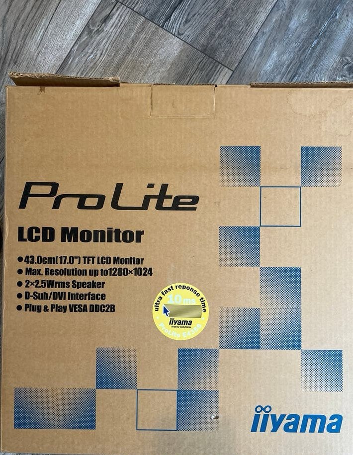 Iiyama ProLite 17" LCD Monitor - 1280x1024, 10ms, Gebruikt, Ophalen of Verzenden, Overige typen, Overige resoluties