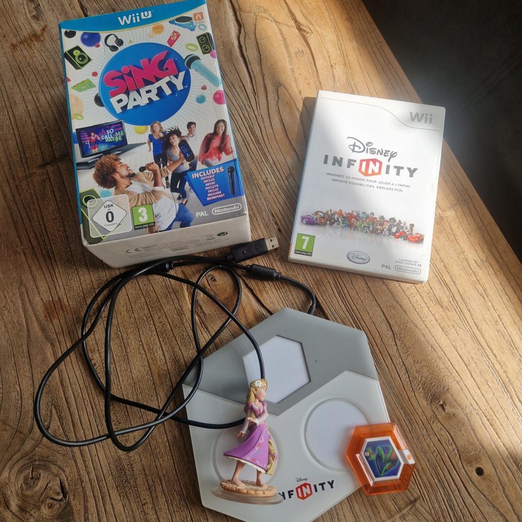 Wii Sing Party & Disney Infinity Compleet Pakket, Muziek, Gebruikt, Eén computer, Ophalen of Verzenden