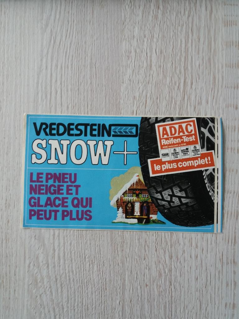 sticker VREDESTEIN SNOW BAND, Ophalen of Verzenden, Zo goed als nieuw, Merk