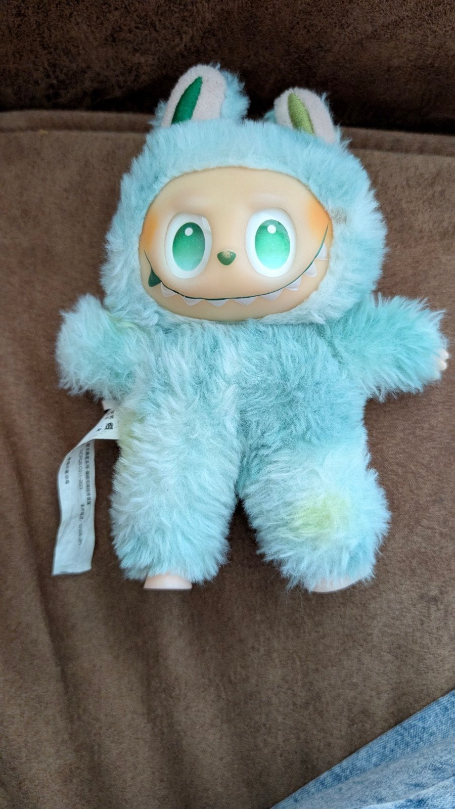 labubu lichtgroen (nep), Kinderen en Baby's, Overige merken, Overige karakters, Overige typen, Ophalen of Verzenden