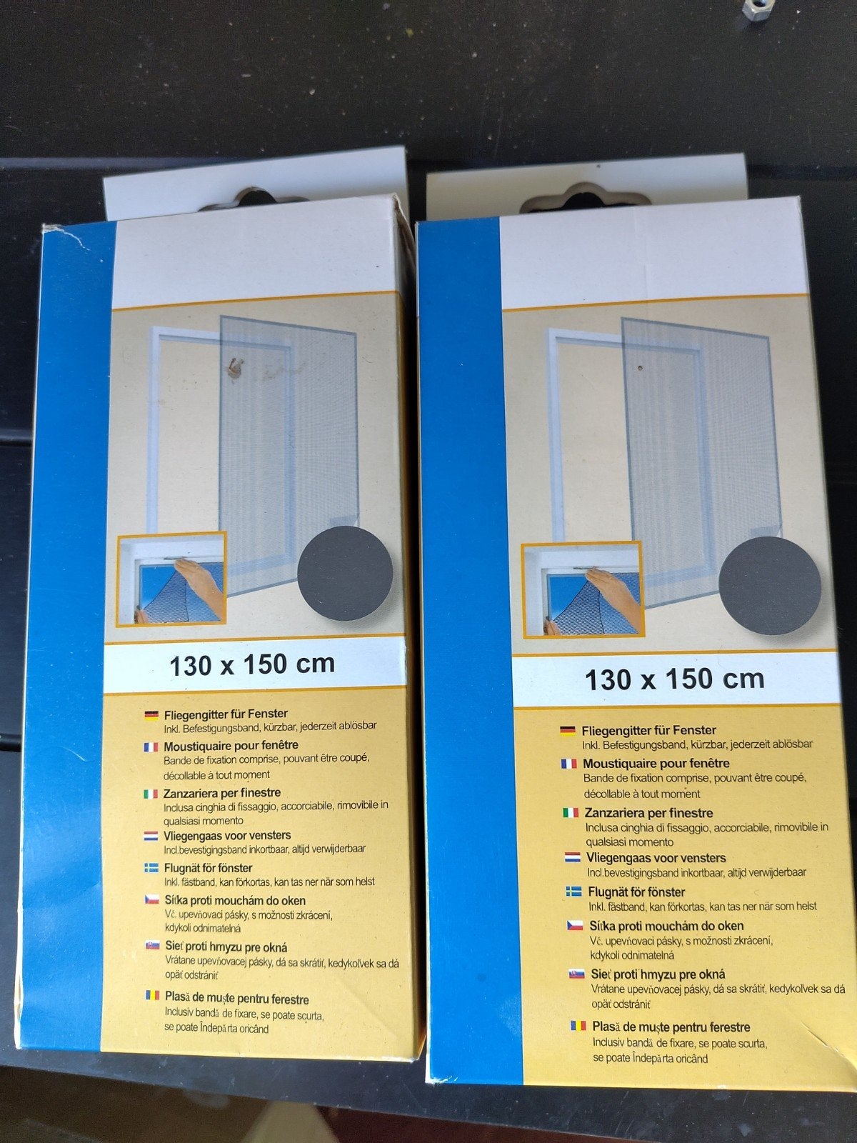 Vliegengaas voor vensters 130 x 150 cm - Nieuw in doos, Ophalen, 120 cm of meer, Hordeur, Nieuw