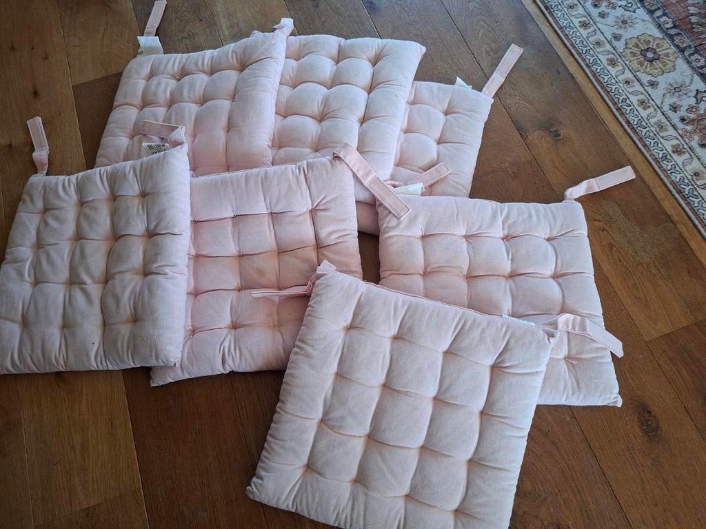 7x roze matraskussen., Huis en Inrichting, Ophalen, Vierkant