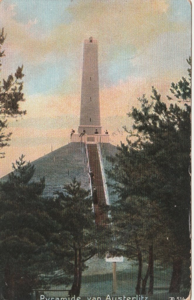 AUSTERLITZ Pyramide 1912 kl.f., Verzenden, Voor 1920, Gelopen, Utrecht