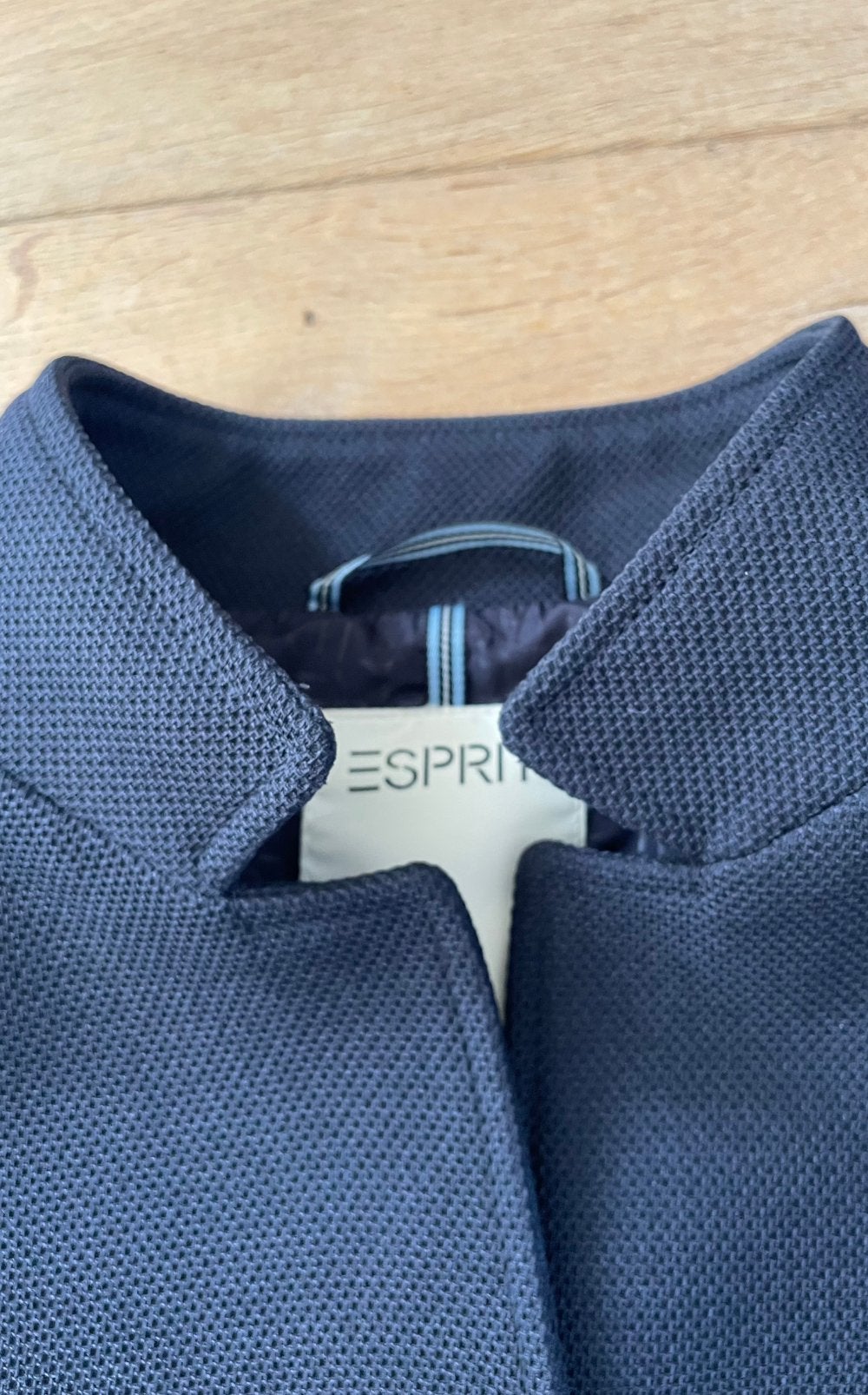 Esprit langer kolbert of jasje, mt 42 (XL), Blauw, Maat 42/44 (L), Ophalen of Verzenden, Zo goed als nieuw
