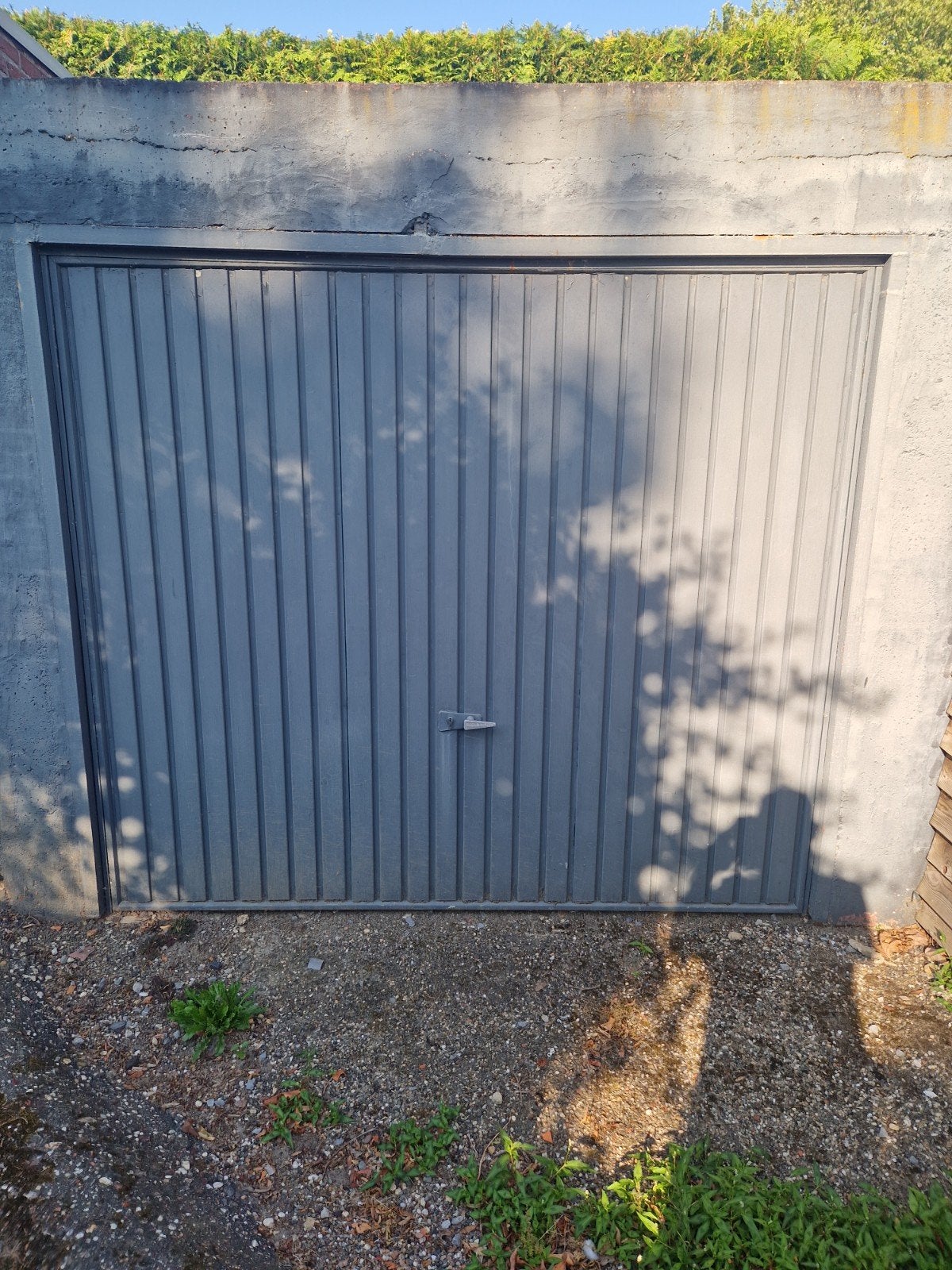 Garagepoort t.e.a.b, Tuin en Terras, Ophalen, Gebruikt, Metaal, Overige typen