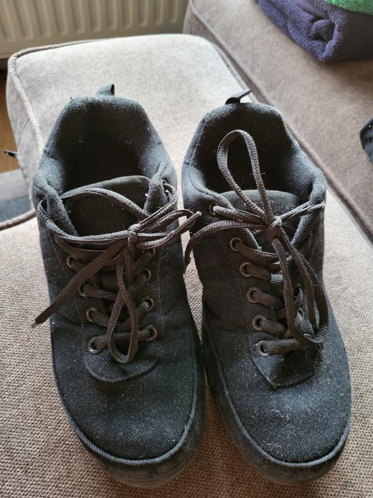 Zwarte Papillon dansschoenen maat 35/35,5, Sport en Fitness, Dansen, Ophalen of Verzenden, Gebruikt, Schoenen