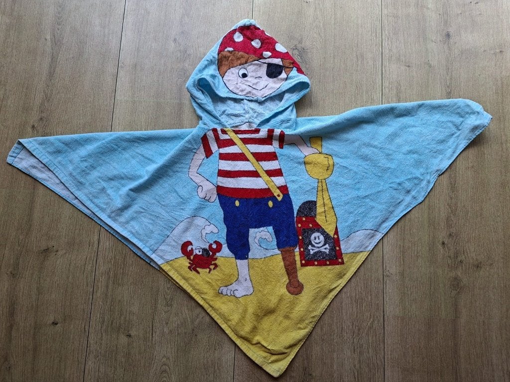 Fijne badcape Piraat, Ophalen of Verzenden, Zo goed als nieuw, Jongetje of Meisje, Pakje